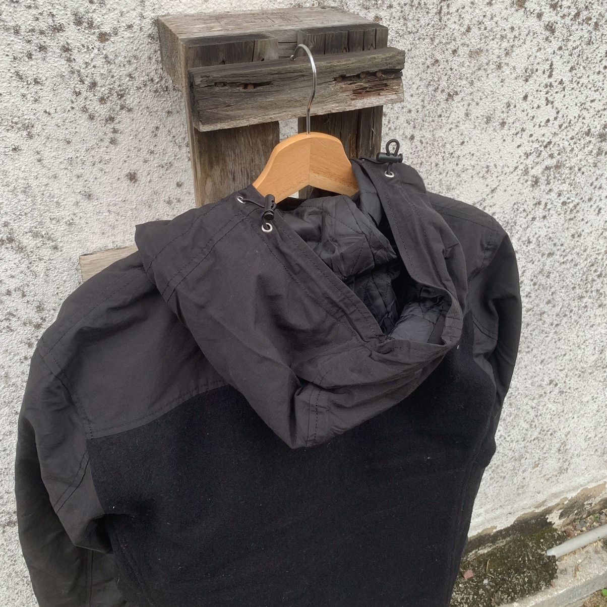 Japanese Vintage Black Hoodie Two Layer Edwin Jacket Light Jackets