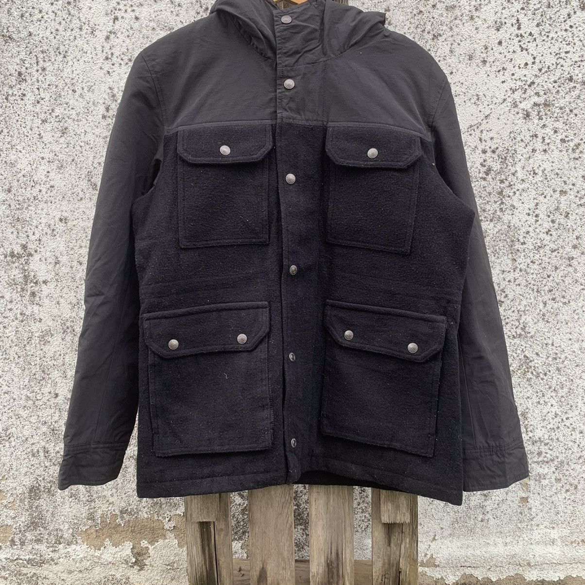 Japanese Vintage Black Hoodie Two Layer Edwin Jacket Light Jackets