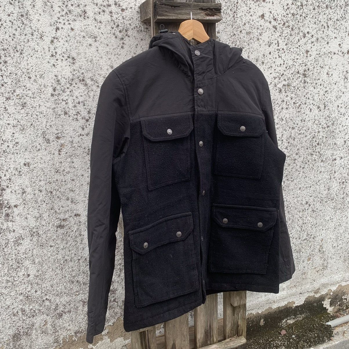 Japanese Vintage Black Hoodie Two Layer Edwin Jacket Light Jackets