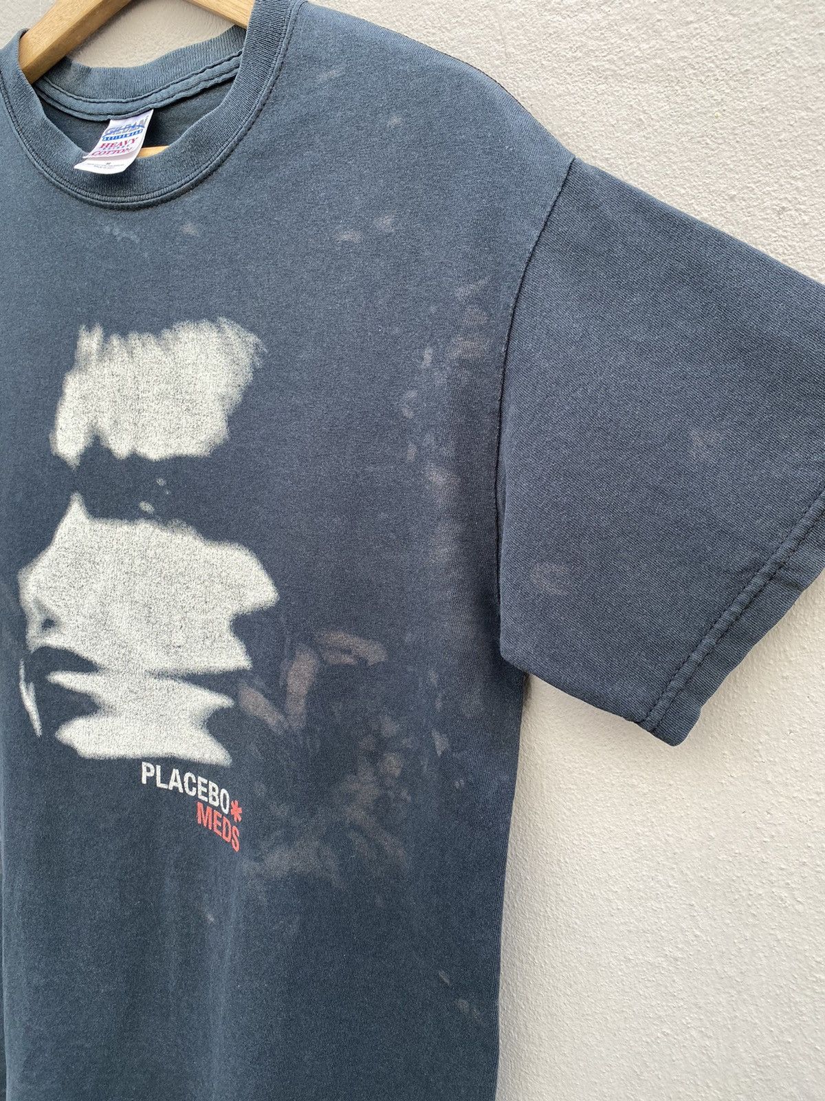 Band Tees Vintage Distress 2006 PLACEBO *MEDS Post-punk/Glam Punk Tee Size US M / EU 48-50 / 2 - 9 Thumbnail