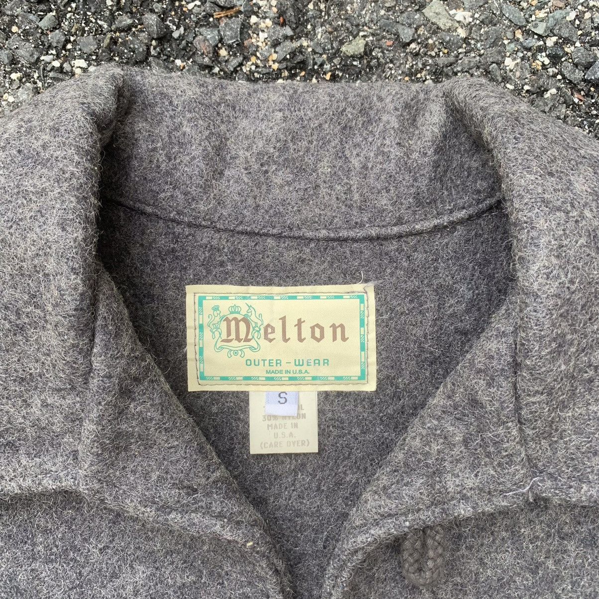 Vintage Vintage Melton Pullover Baggy Wool Sweater Jacket Size US L / EU 52-54 / 3 - 7 Thumbnail