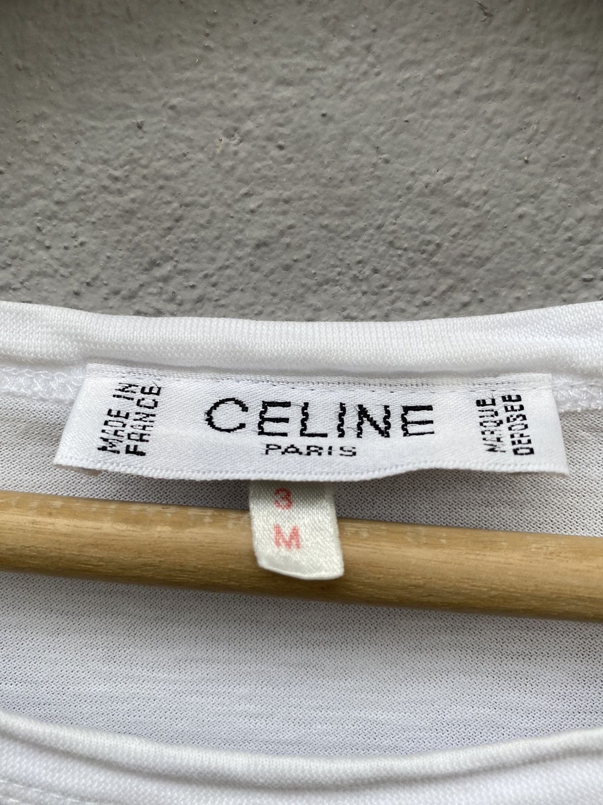 Celine Vintage CELINE Iconic Biglogo Tee Size M / US 6-8 / IT 42-44 - 7 Thumbnail