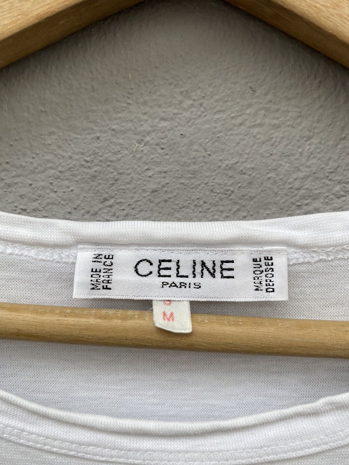 Celine Vintage CELINE Iconic Biglogo Tee Size M / US 6-8 / IT 42-44 - 6 Thumbnail