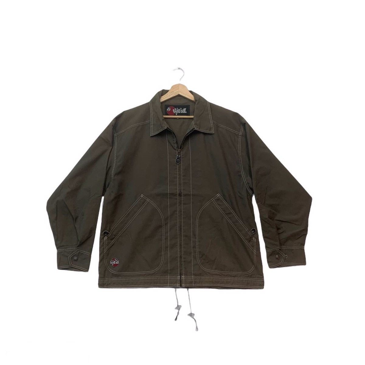 Japanese Brand × Vintage Vintage Eight Ball Zipper Jacket Size US L / EU 52-54 / 3 - 1 Thumbnail