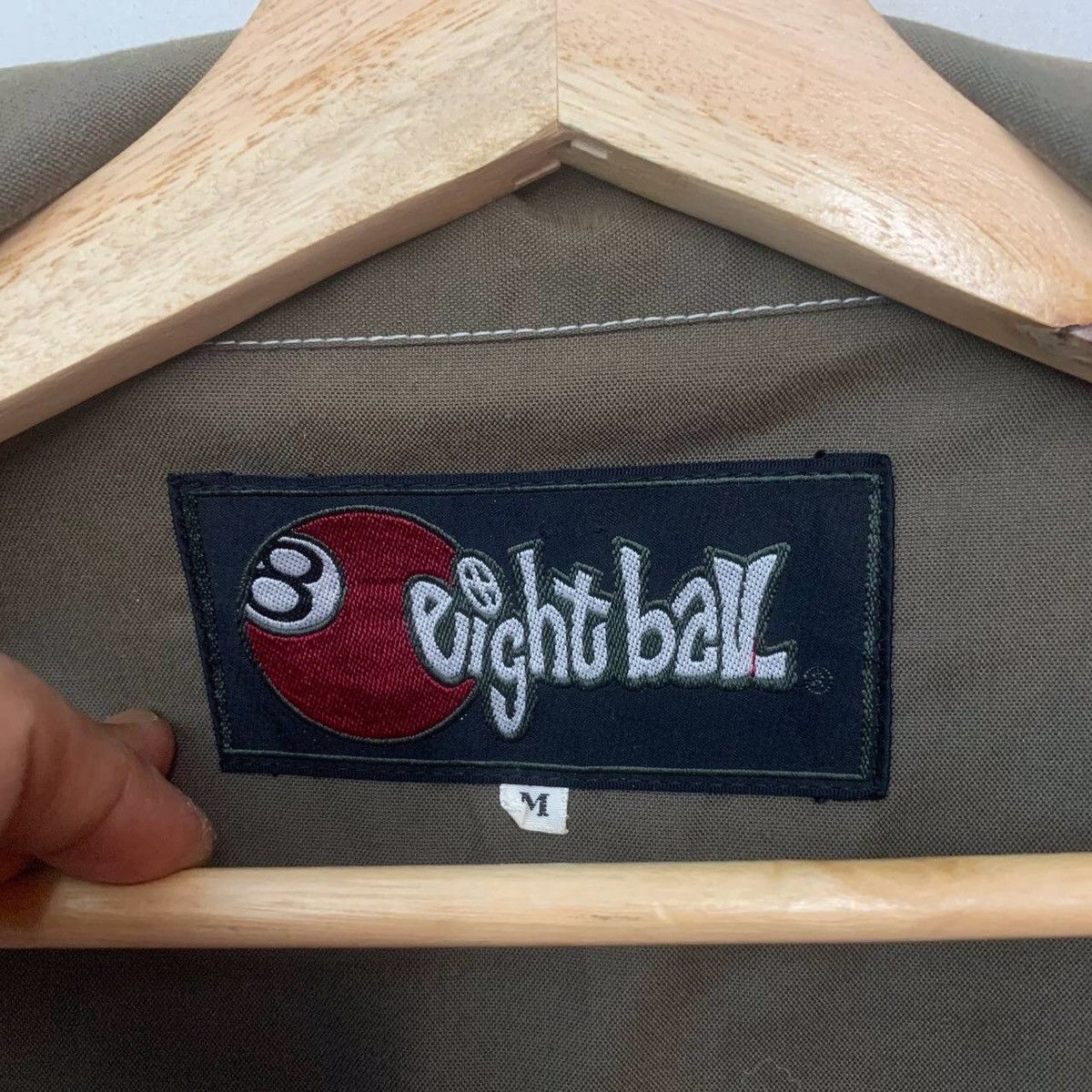 Japanese Brand × Vintage Vintage Eight Ball Zipper Jacket Size US L / EU 52-54 / 3 - 8 Thumbnail