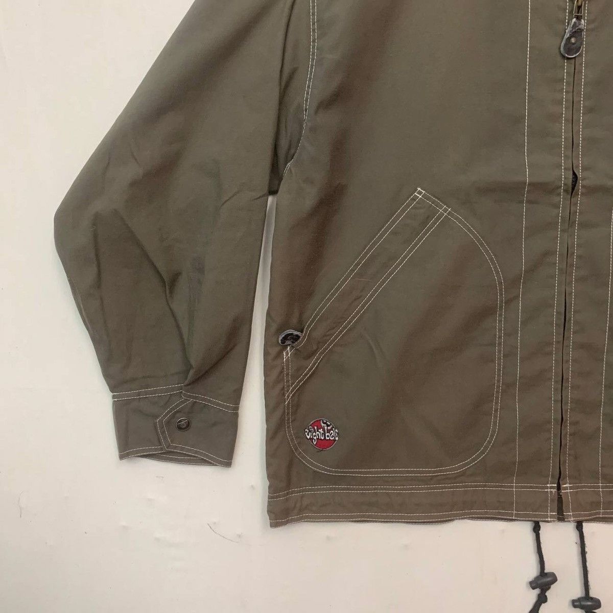Japanese Brand × Vintage Vintage Eight Ball Zipper Jacket Size US L / EU 52-54 / 3 - 4 Thumbnail