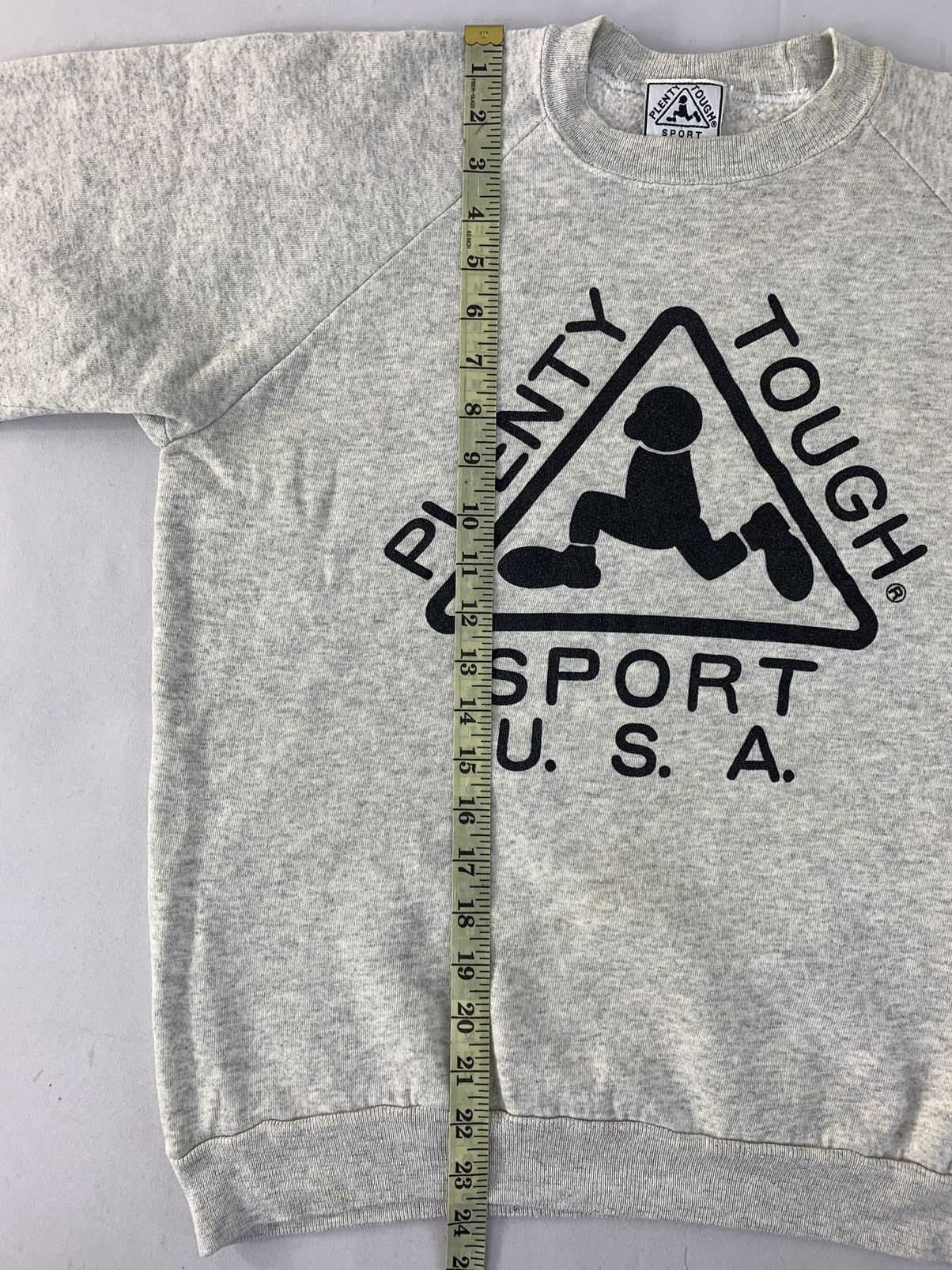 Vintage 90s Plenty Tough Sport USA Big Logo Sweatshirt Size US M / EU 48-50 / 2 - 7 Thumbnail