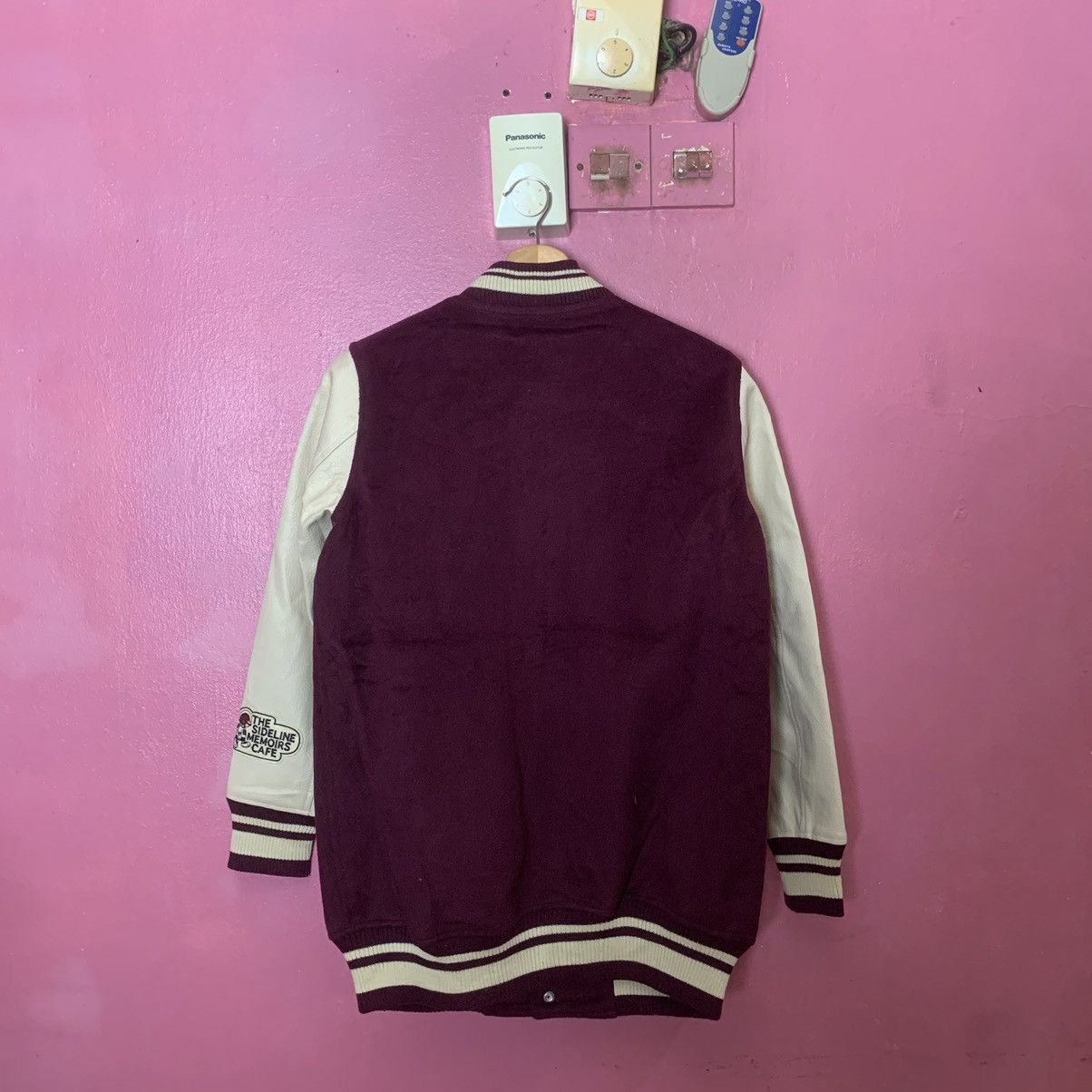 Japanese Brand Rivet & Surge Leather Sleeve Varsity Jacket Size US S / EU 44-46 / 1 - 6 Thumbnail