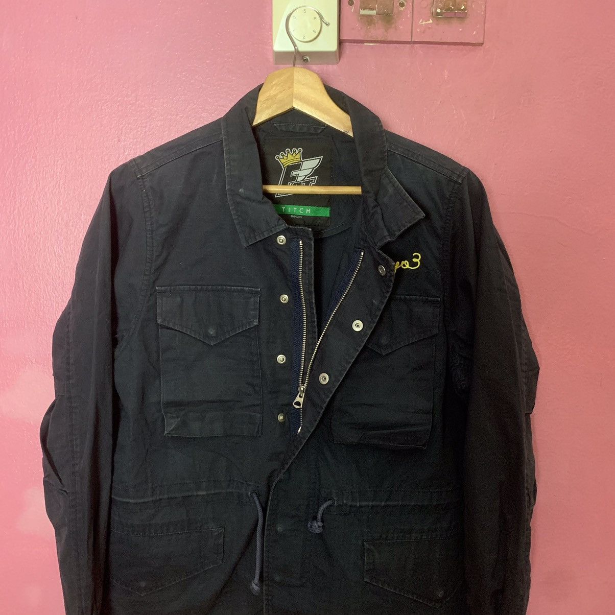 Japanese Brand × Vintage Japanese Vintage Fat Titch Zipper Jacket Size US S / EU 44-46 / 1 - 7 Thumbnail