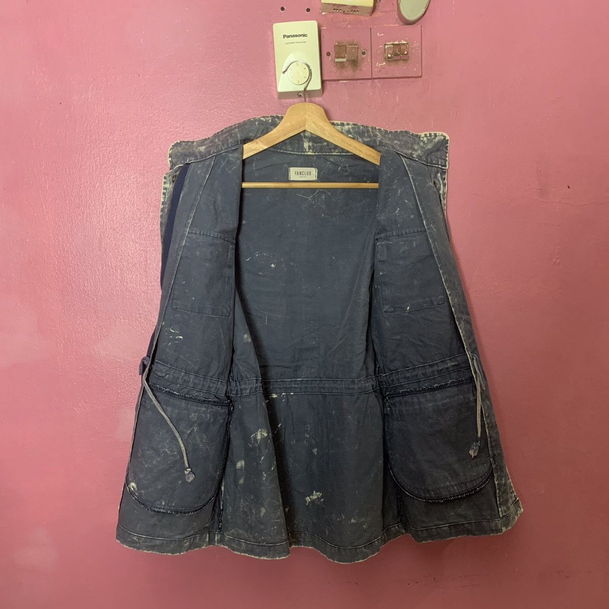 Band Tees × Japanese Brand × Vintage Japanese Vintage Ramones Acid Wash Jacket Size US S / EU 44-46 / 1 - 10 Thumbnail