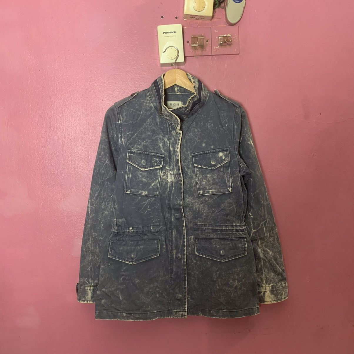Band Tees × Japanese Brand × Vintage Japanese Vintage Ramones Acid Wash Jacket Size US S / EU 44-46 / 1 - 2 Thumbnail