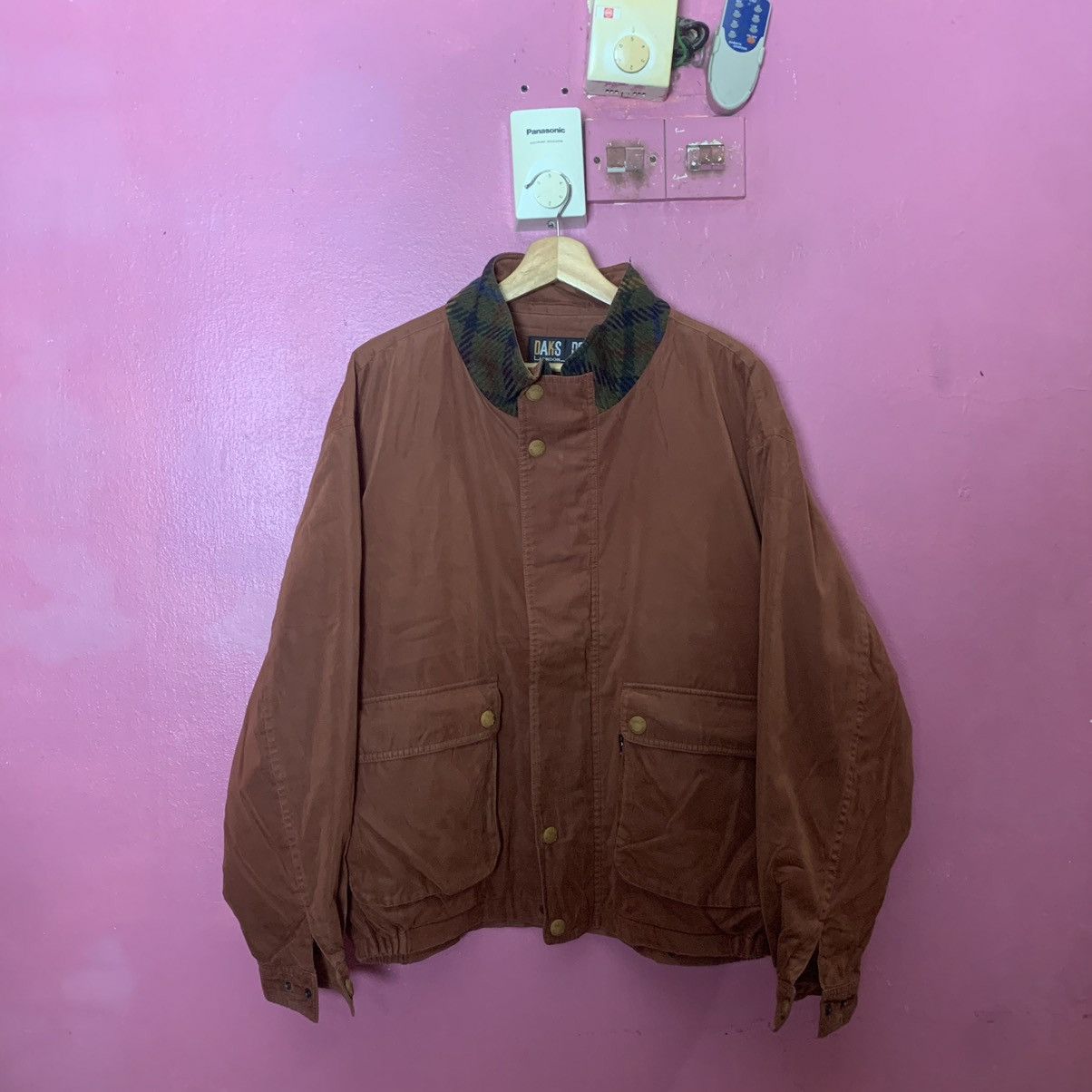 DAKS × Vintage Vintage Daks London Baggy Zipper Jacket Size US L / EU 52-54 / 3 - 1 Thumbnail