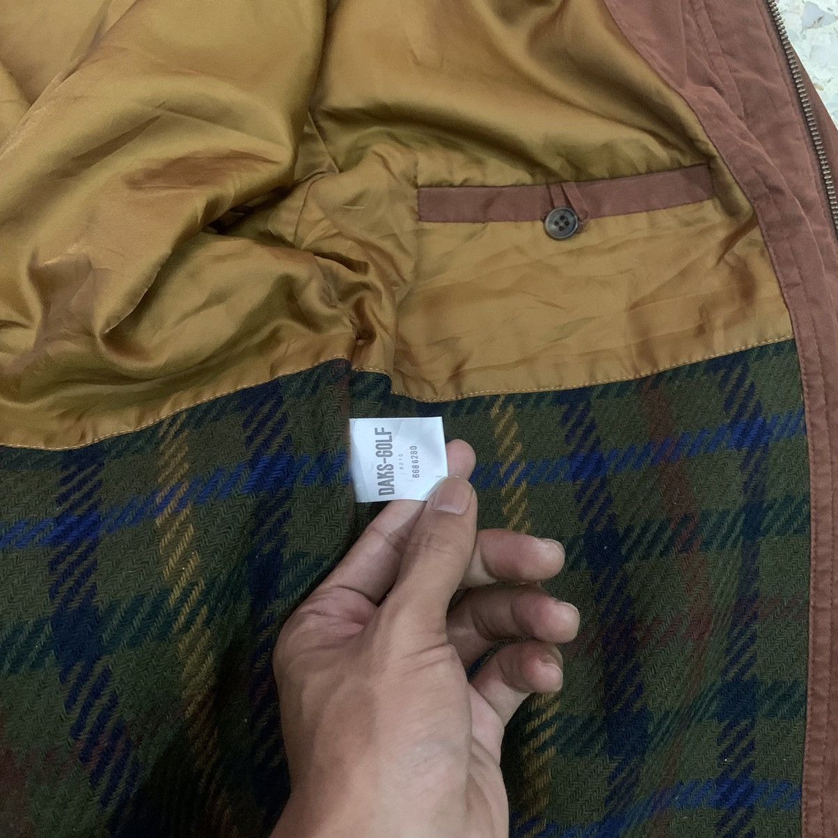 DAKS × Vintage Vintage Daks London Baggy Zipper Jacket Size US L / EU 52-54 / 3 - 11 Thumbnail