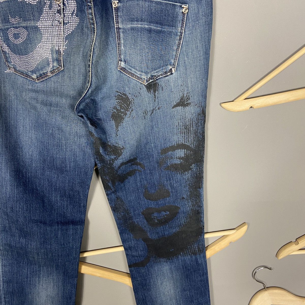 Andy Warhol × Pepe Jeans Pepe Jeans London x Andy Warhol Marilyn Monroe y2k jeans Size 29" - 11 Thumbnail