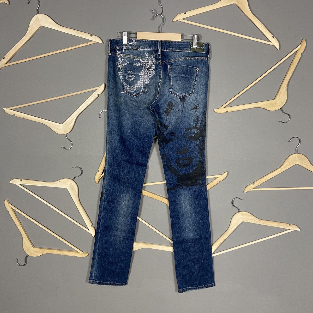 Andy Warhol × Pepe Jeans Pepe Jeans London x Andy Warhol Marilyn Monroe y2k jeans Size 29" - 8 Thumbnail