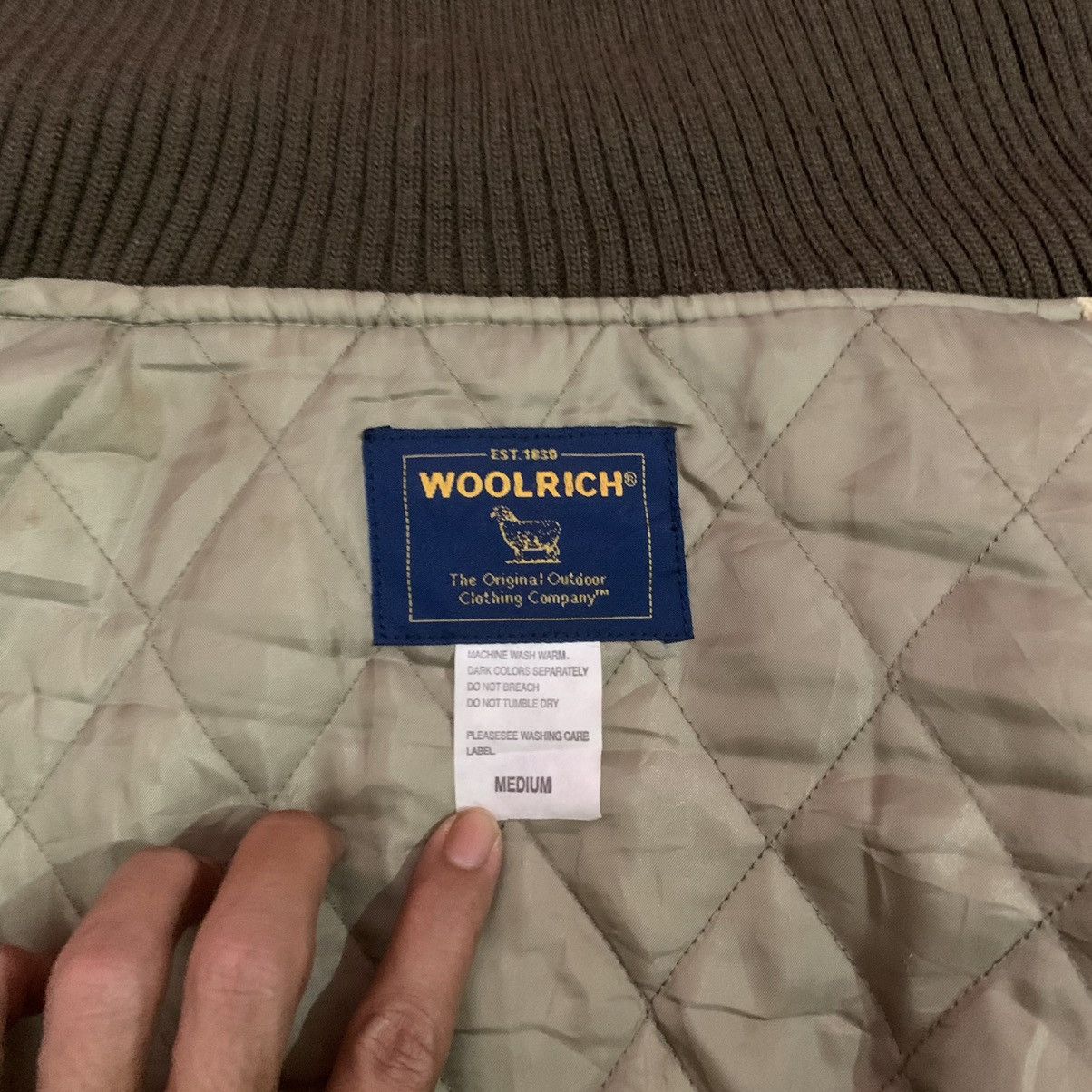 Vintage × Woolrich Woolen Mills Vintage Woolrich Zipper Faded Jacket Size US XL / EU 56 / 4 - 12 Thumbnail