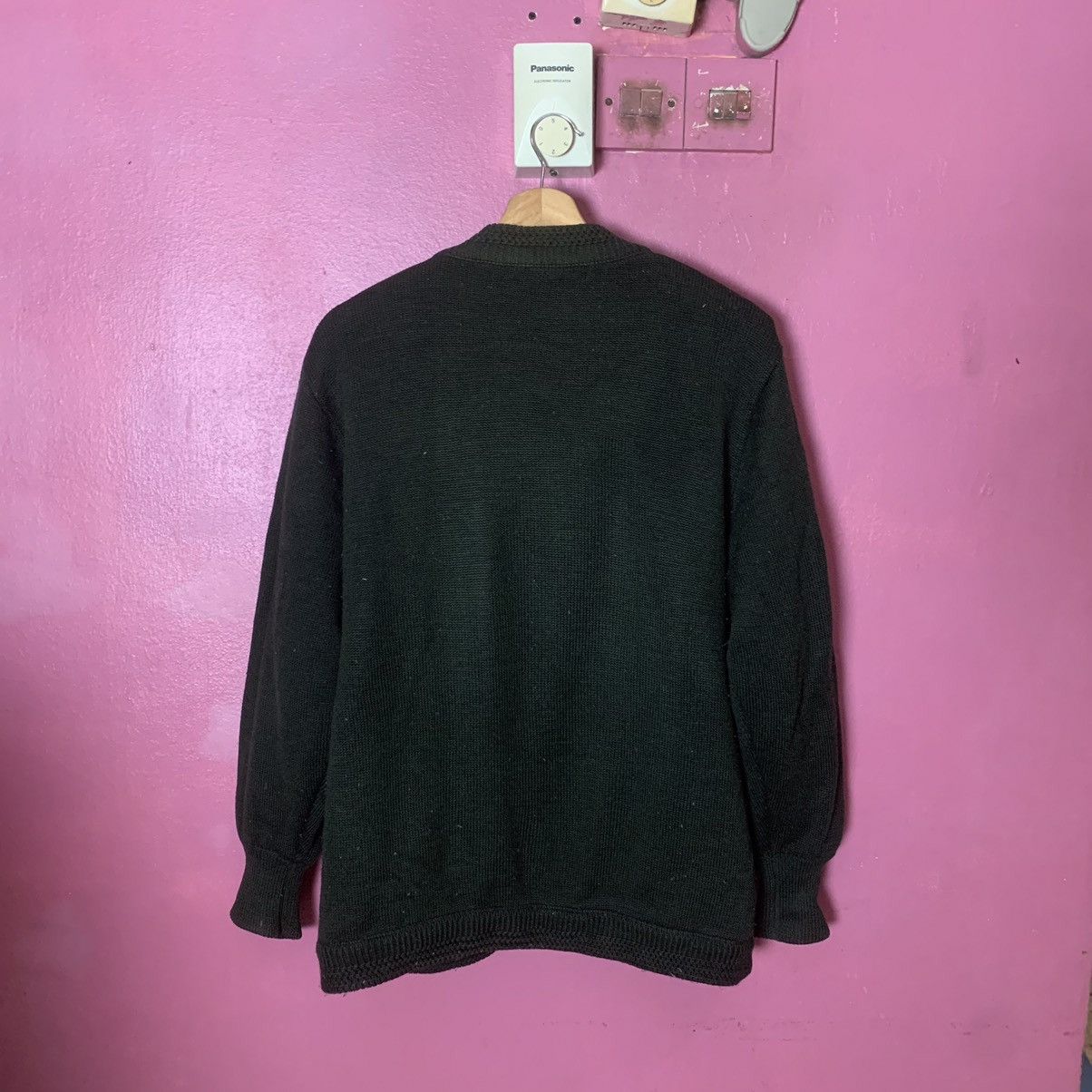 Aran Isles Knitwear × Japanese Brand Japanese Vintage Knit Reversible Cardigan Tribal Sweater Size US L / EU 52-54 / 3 - 11 Thumbnail