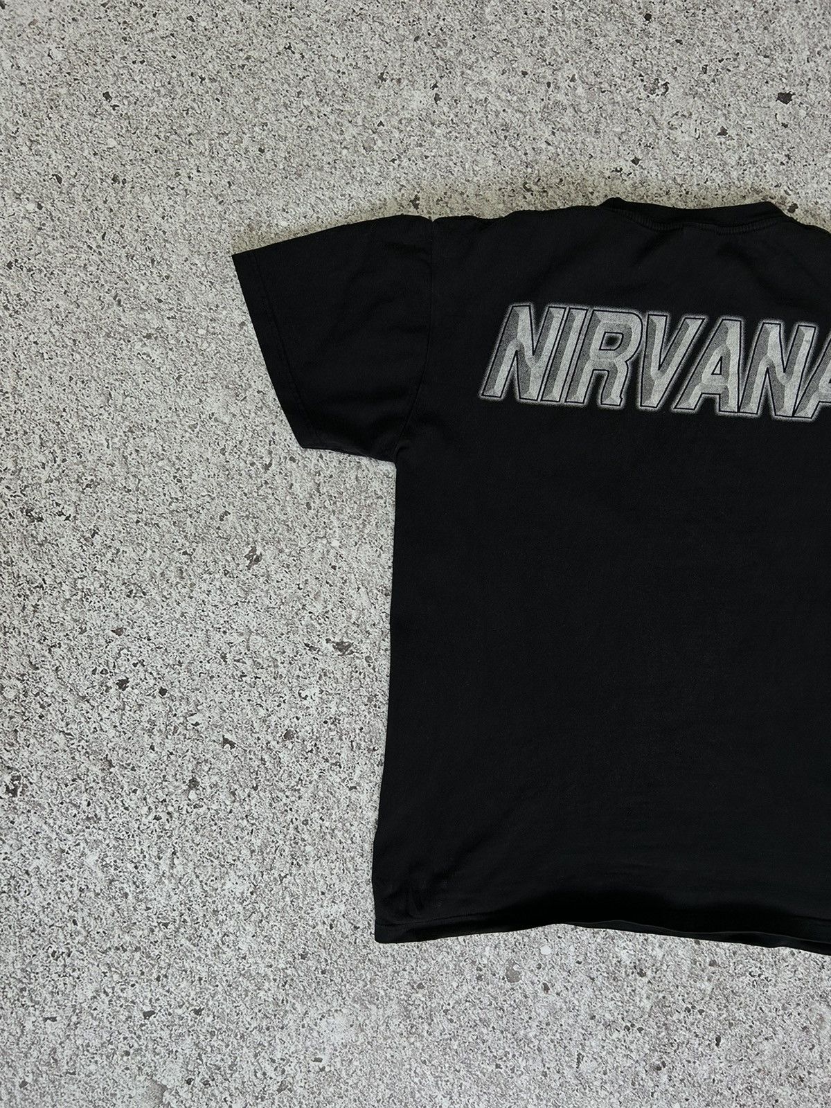 Band Tees × Vintage 90s Vintage Nirvana Kurt Cobain Rock Band Graphic T-Shirt Size US L / EU 52-54 / 3 - 5 Thumbnail