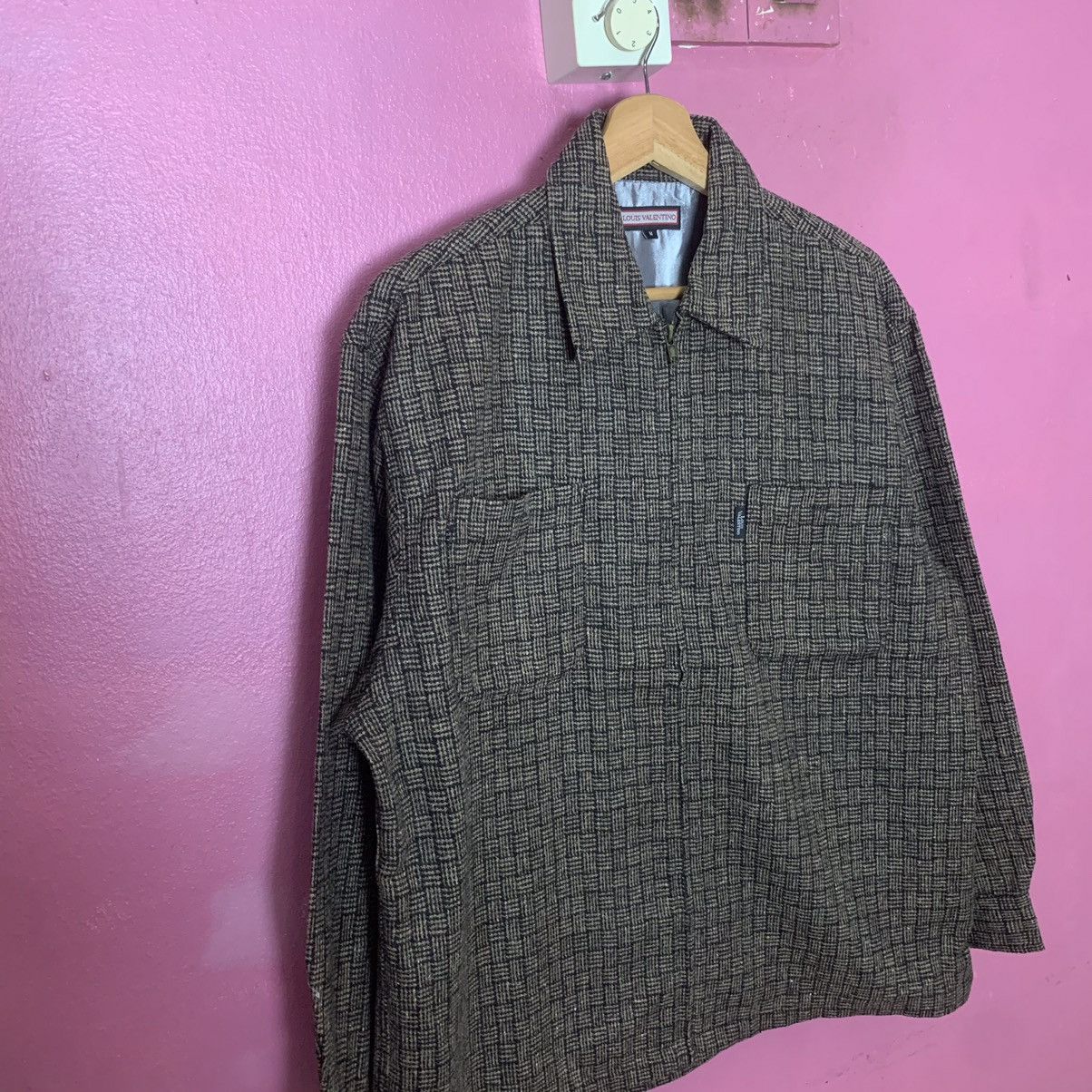 Japanese Brand × Valentino × Vintage Louis Valentino Zip Ups Double Pocket Shirts Jacket Size US M / EU 48-50 / 2 - 2 Thumbnail
