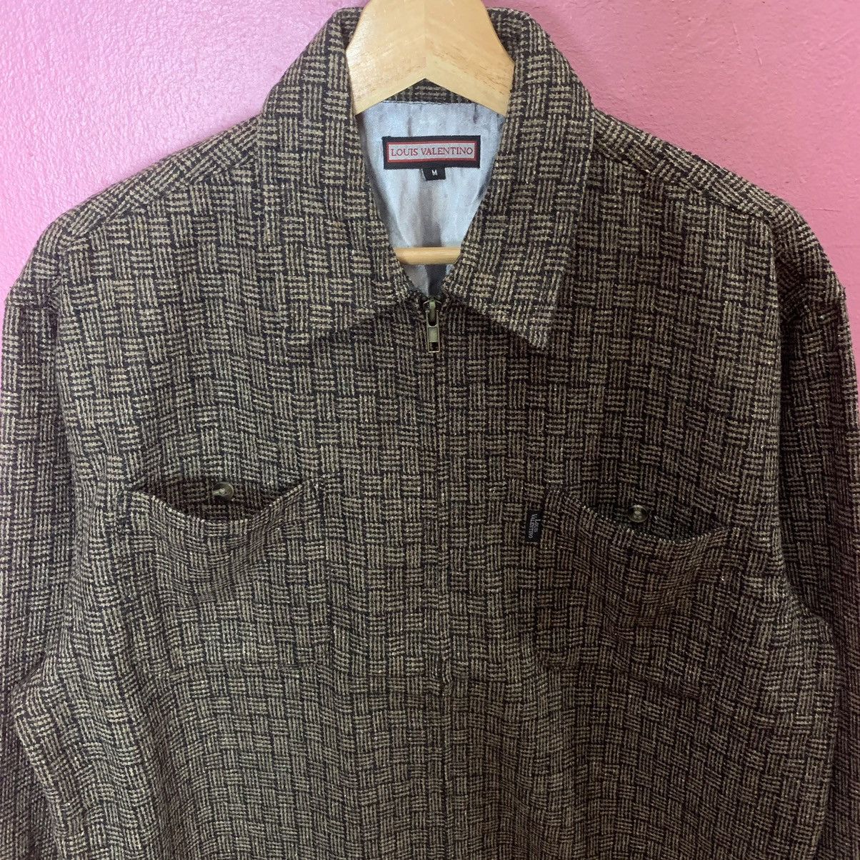Japanese Brand × Valentino × Vintage Louis Valentino Zip Ups Double Pocket Shirts Jacket Size US M / EU 48-50 / 2 - 5 Thumbnail