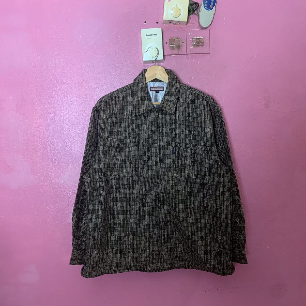 Japanese Brand × Valentino × Vintage Louis Valentino Zip Ups Double Pocket Shirts Jacket Size US M / EU 48-50 / 2 - 1 Thumbnail