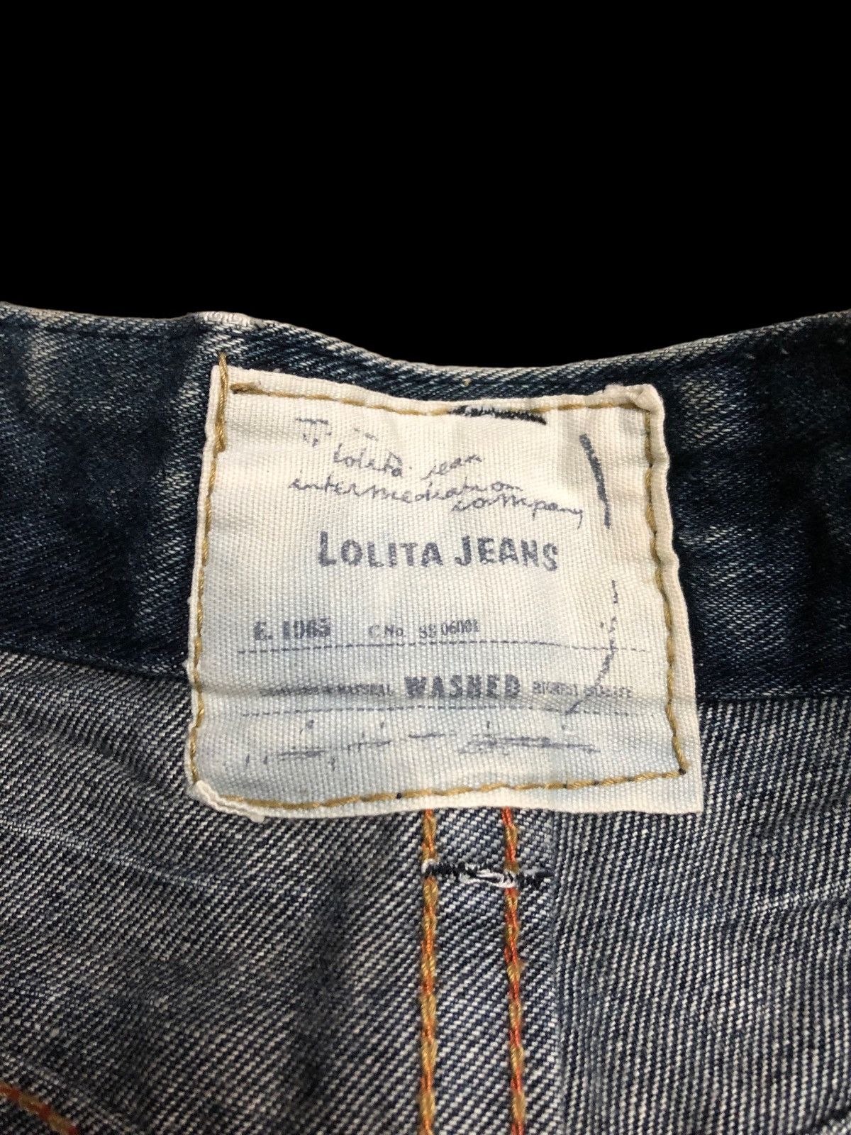 If Six Was Nine × Japanese Brand LOLITA WASHED BLUE GRAY JEANS Size US 31 - 3 Thumbnail
