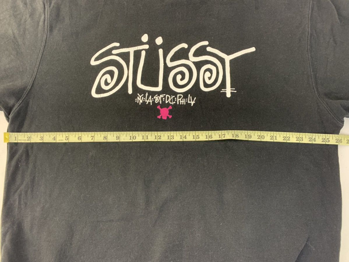 Stussy Stussy World Tour Big Logo Classic Crewneck Sweatshirt Size US XL / EU 56 / 4 - 6 Thumbnail