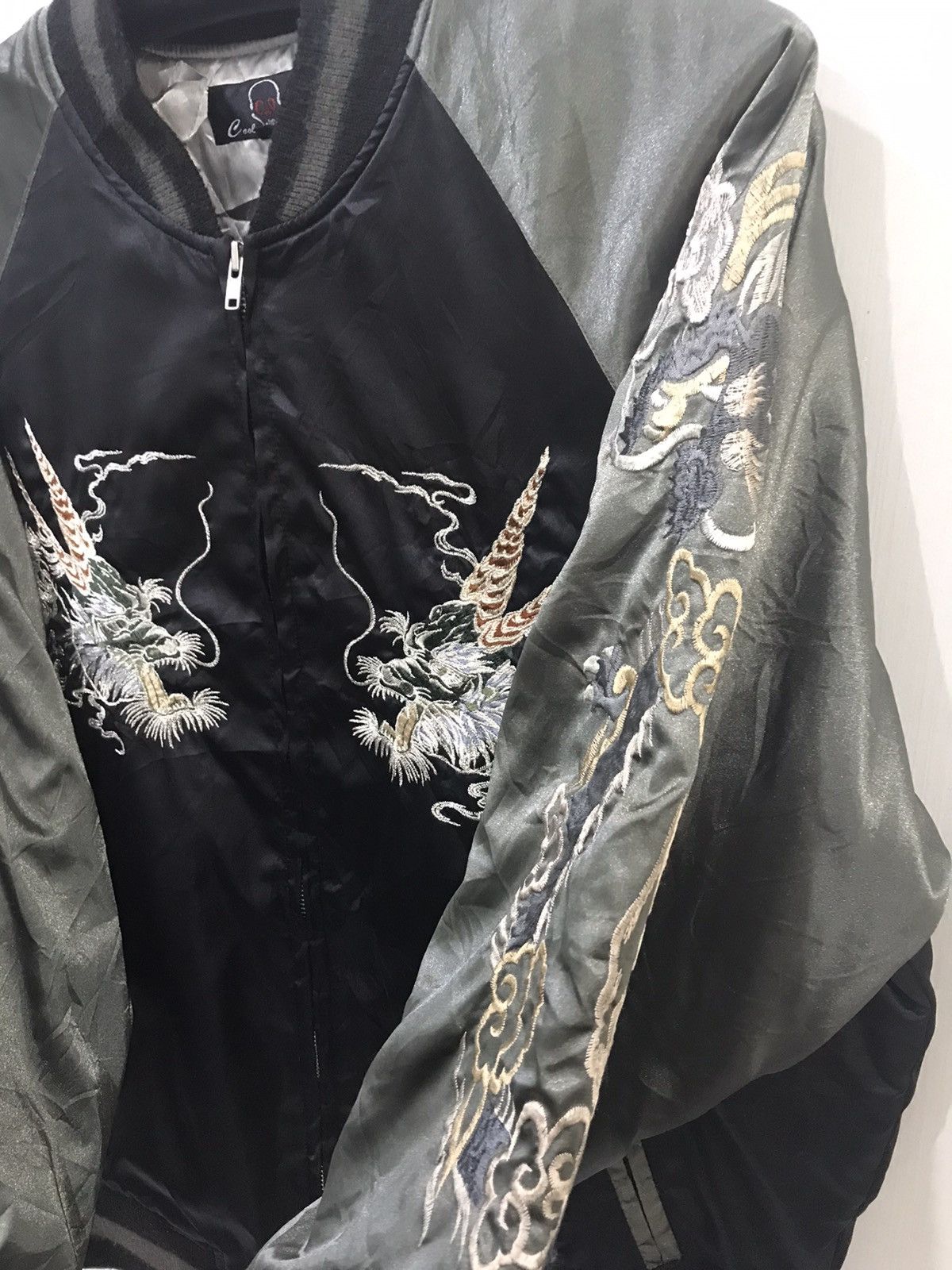 Japanese Brand Hoshihime Japan Sukajan Dragon Embroidery Designer Art Size US XL / EU 56 / 4 - 6 Thumbnail