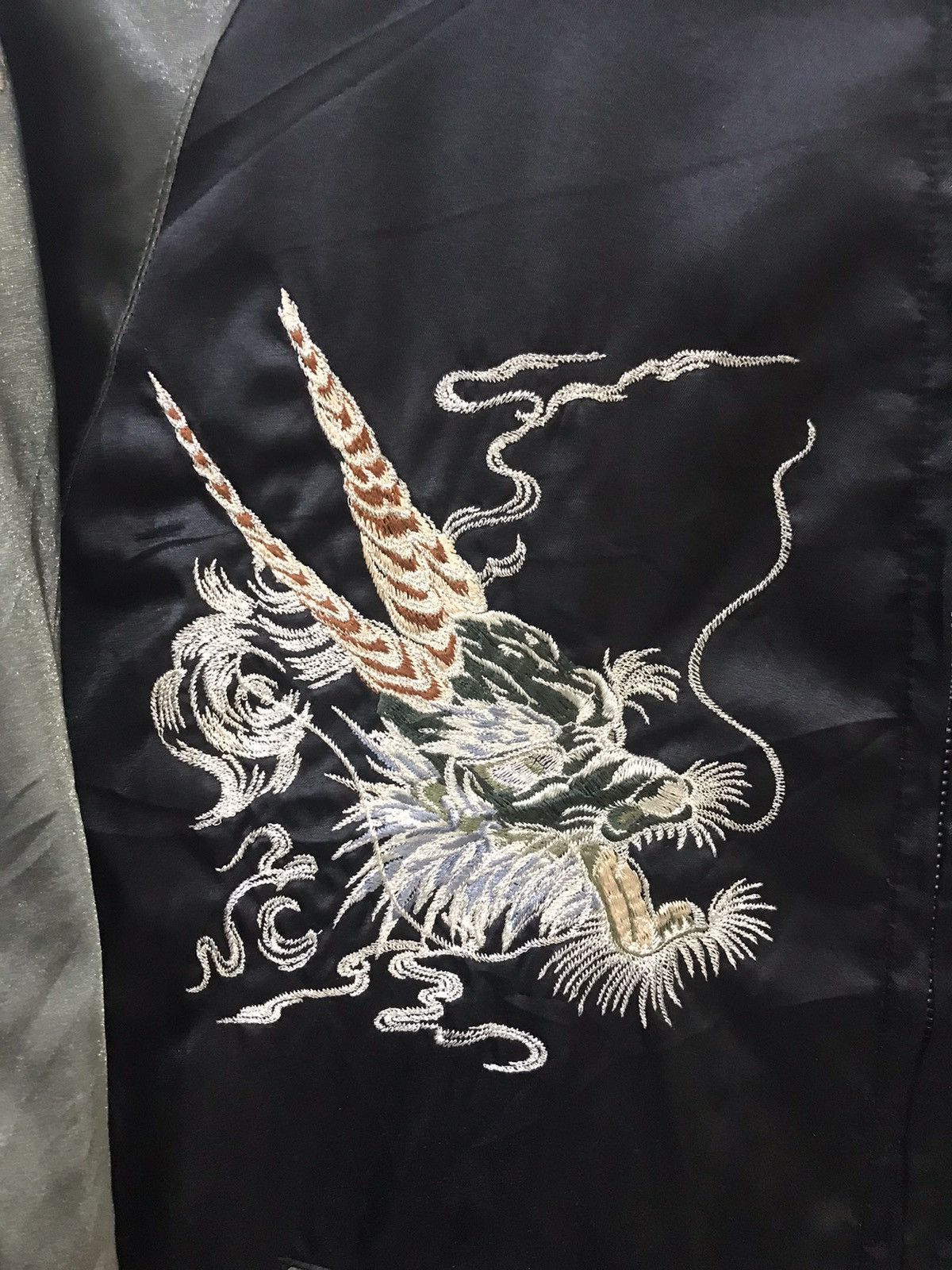 Japanese Brand Hoshihime Japan Sukajan Dragon Embroidery Designer Art Size US XL / EU 56 / 4 - 4 Thumbnail