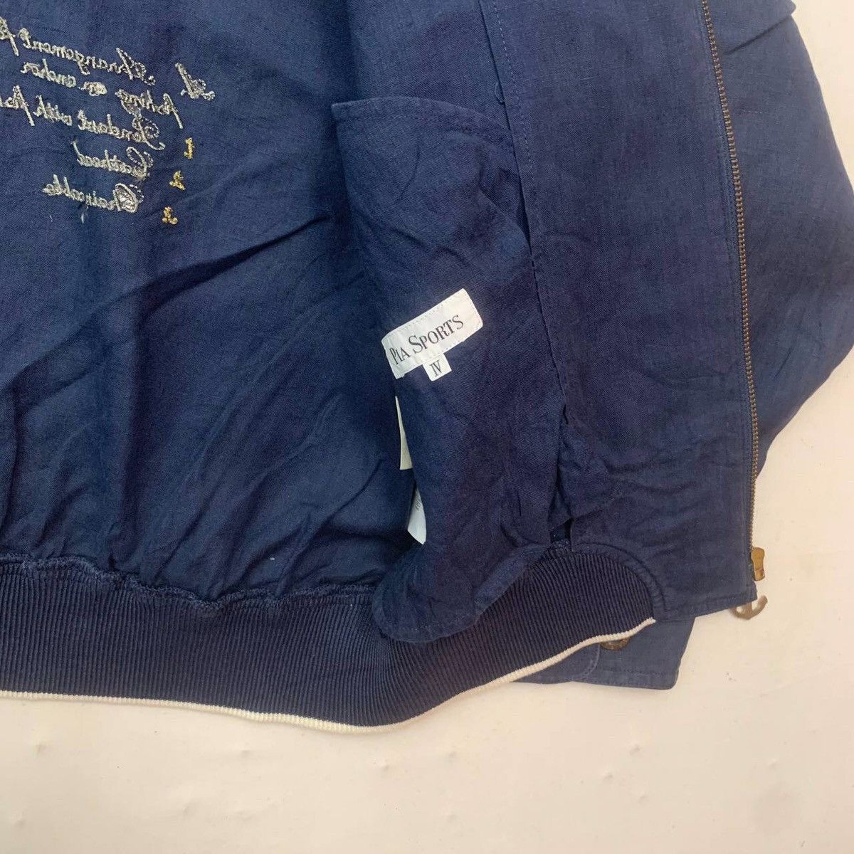Japanese Brand × Vintage 💥RARE! Vintage 90’s Pia Sports Embroidery Back Jacket Size US L / EU 52-54 / 3 - 10 Thumbnail