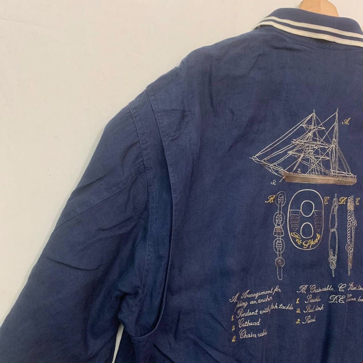 Japanese Brand × Vintage 💥RARE! Vintage 90’s Pia Sports Embroidery Back Jacket Size US L / EU 52-54 / 3 - 13 Thumbnail