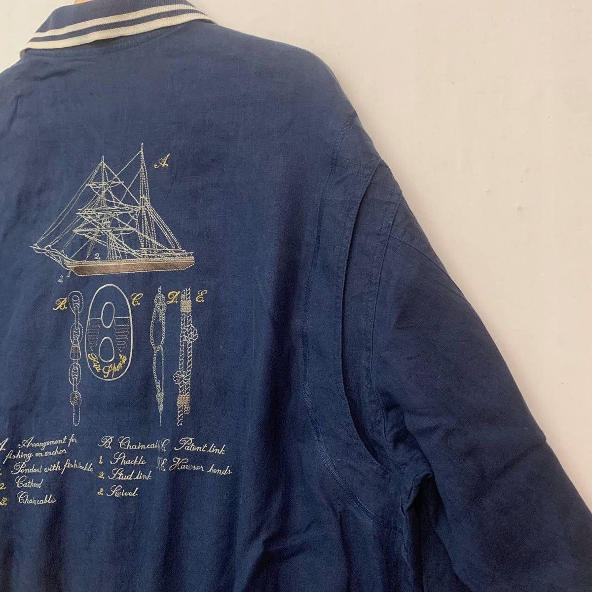 Japanese Brand × Vintage 💥RARE! Vintage 90’s Pia Sports Embroidery Back Jacket Size US L / EU 52-54 / 3 - 14 Thumbnail
