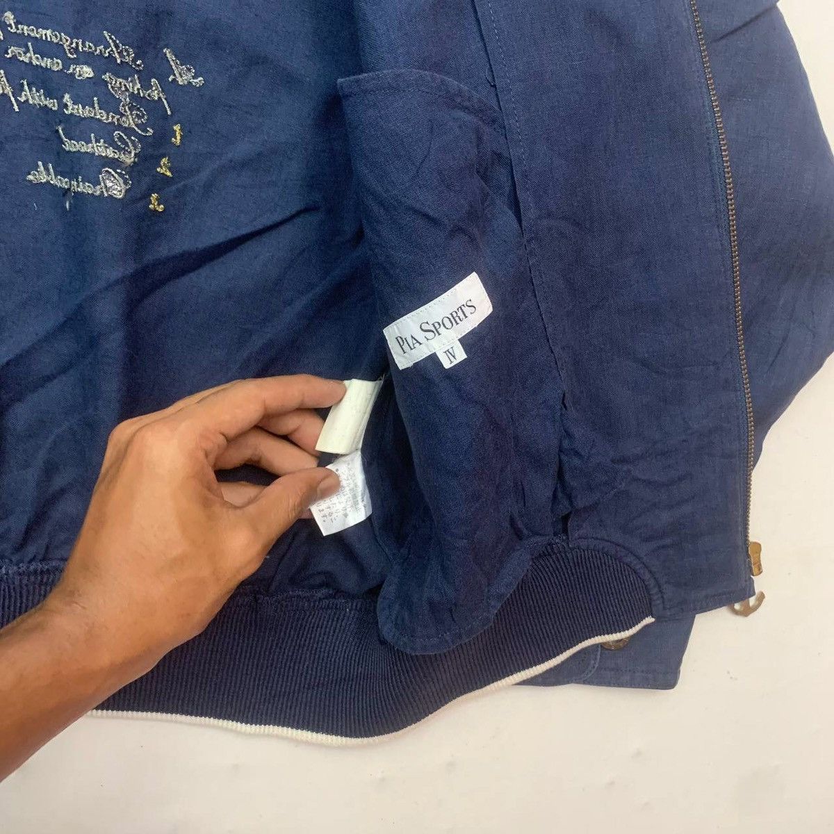 Japanese Brand × Vintage 💥RARE! Vintage 90’s Pia Sports Embroidery Back Jacket Size US L / EU 52-54 / 3 - 11 Thumbnail