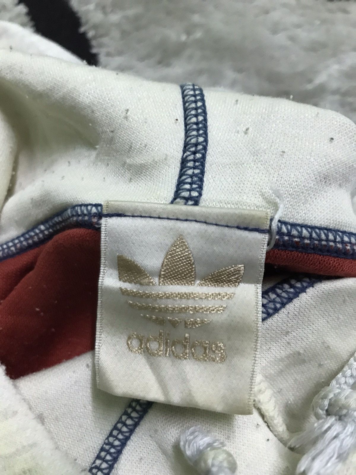 Vintage Vintage 90s Adidas pullover big logo hoodie Size US L / EU 52-54 / 3 - 4 Thumbnail