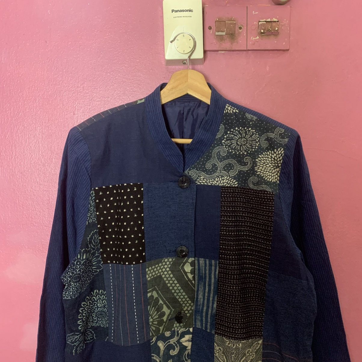 Japanese Brand × Vintage Japanese Vintage Patchwork Button Ups Double Breast Jacket Size US M / EU 48-50 / 2 - 3 Thumbnail