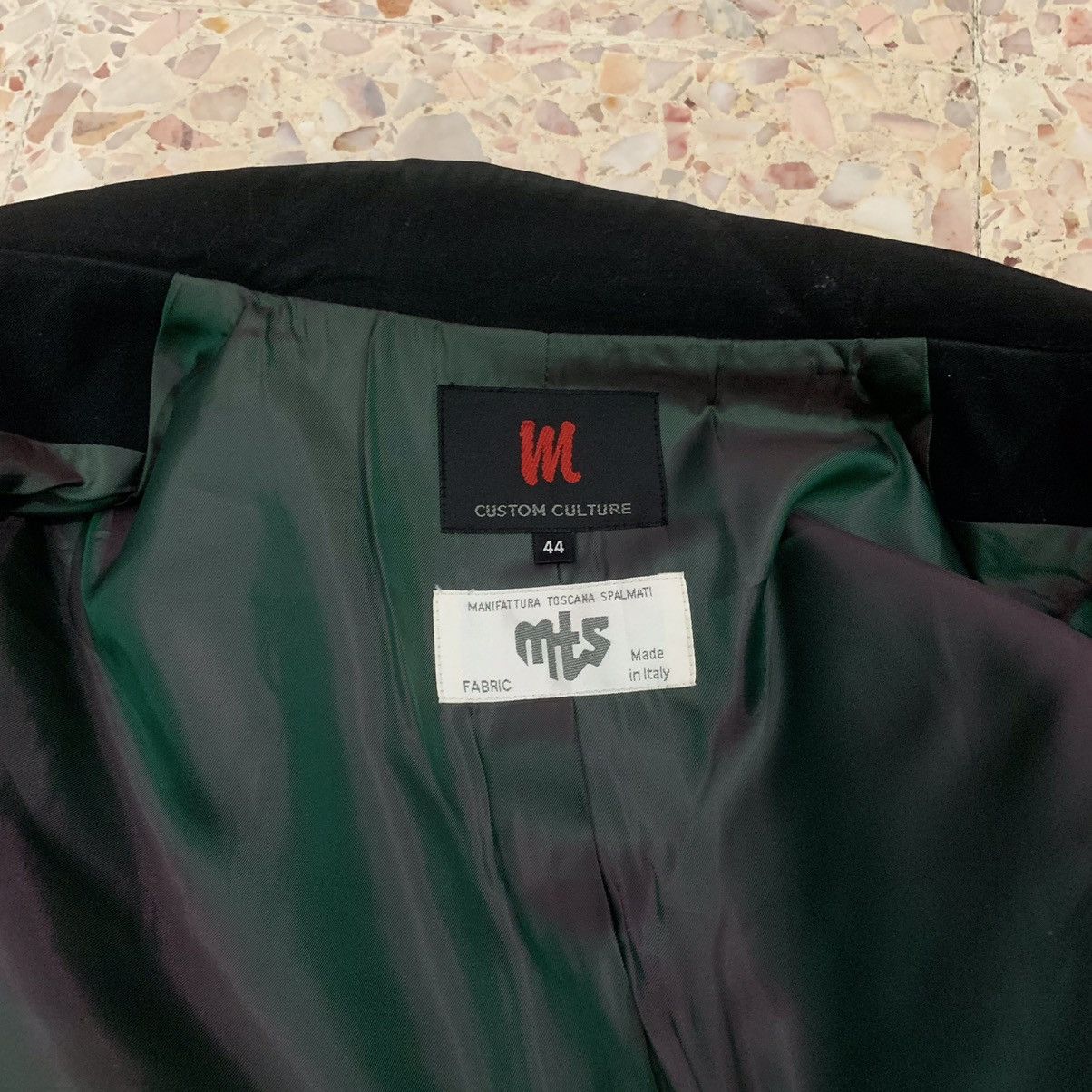 Other Custom Culture Black Jacket Made in Italy Size US S / EU 44-46 / 1 - 7 Thumbnail