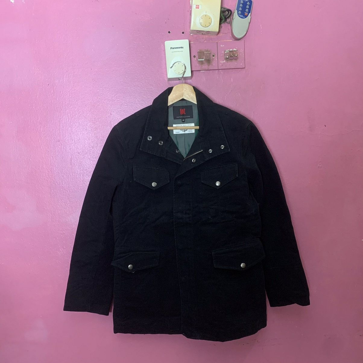Other Custom Culture Black Jacket Made in Italy Size US S / EU 44-46 / 1 - 1 Thumbnail