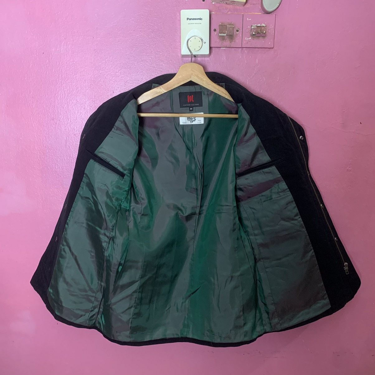 Other Custom Culture Black Jacket Made in Italy Size US S / EU 44-46 / 1 - 6 Thumbnail
