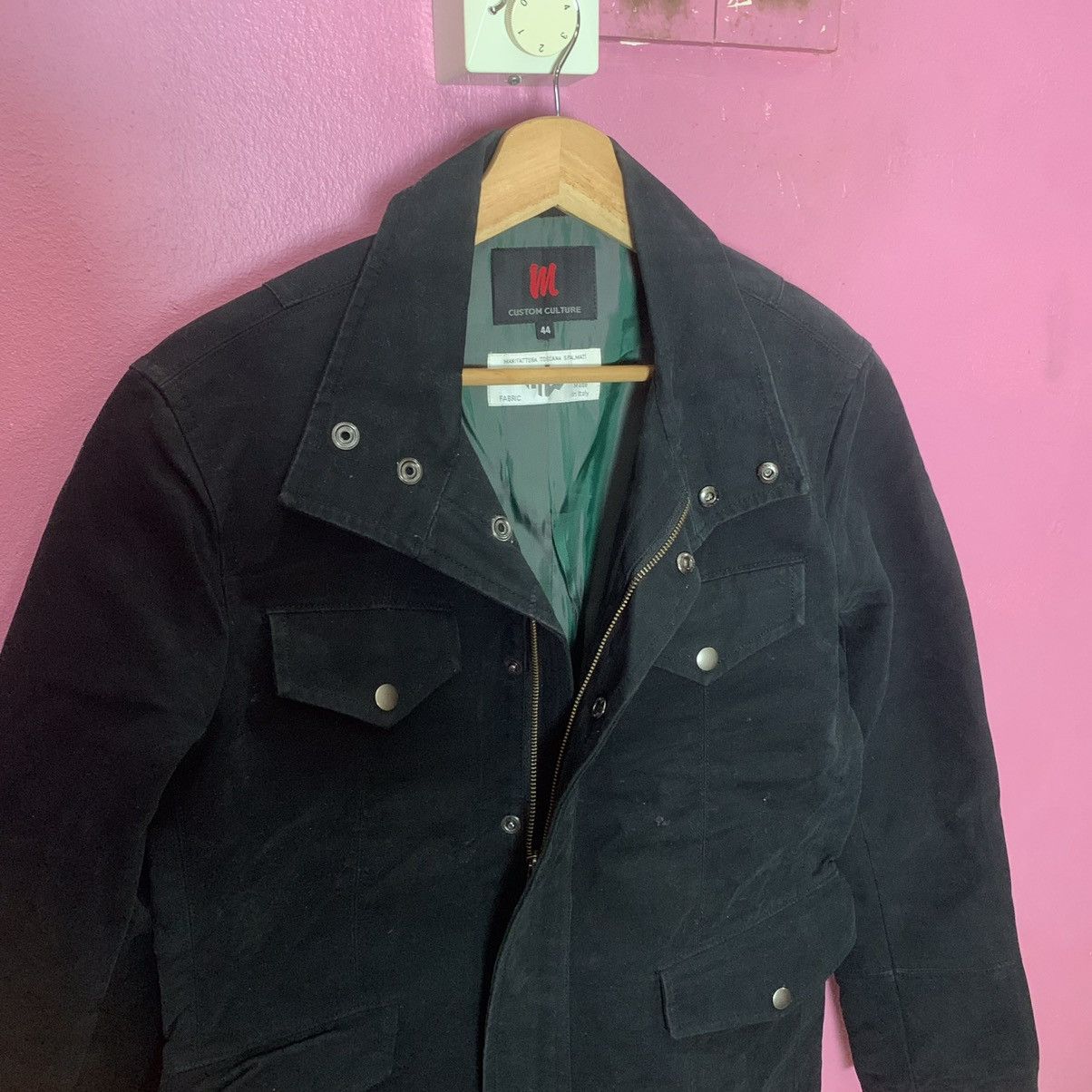 Other Custom Culture Black Jacket Made in Italy Size US S / EU 44-46 / 1 - 3 Thumbnail