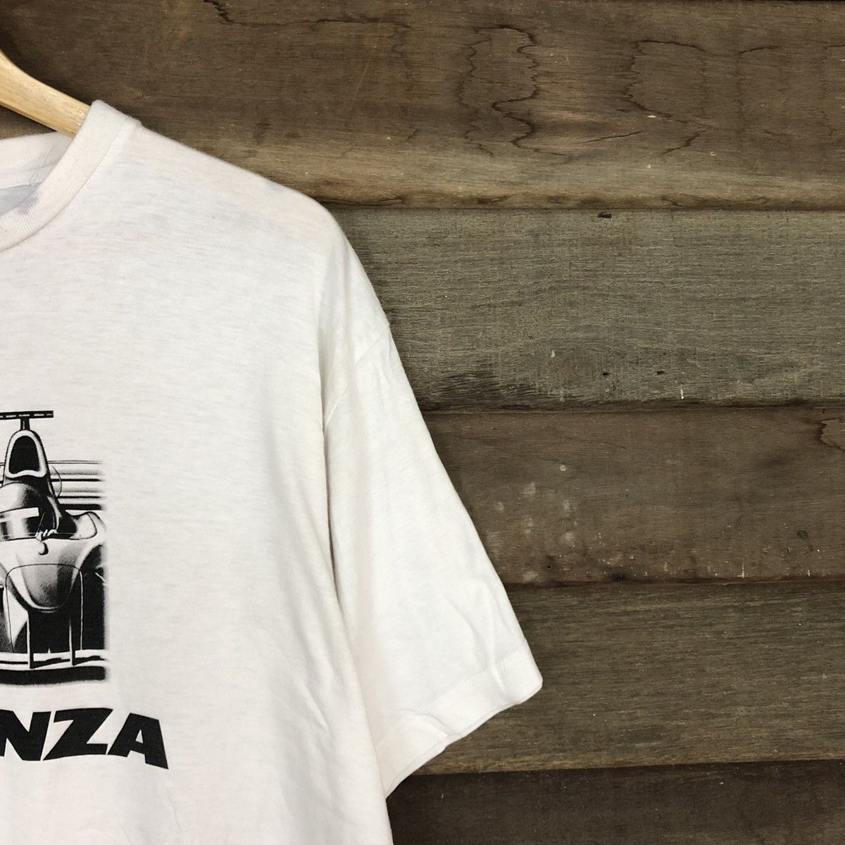Vintage DL 90s Y2K Bridgestone Potenza F1 vintage WHite Tshirt #3542 Size US L / EU 52-54 / 3 - 4 Thumbnail