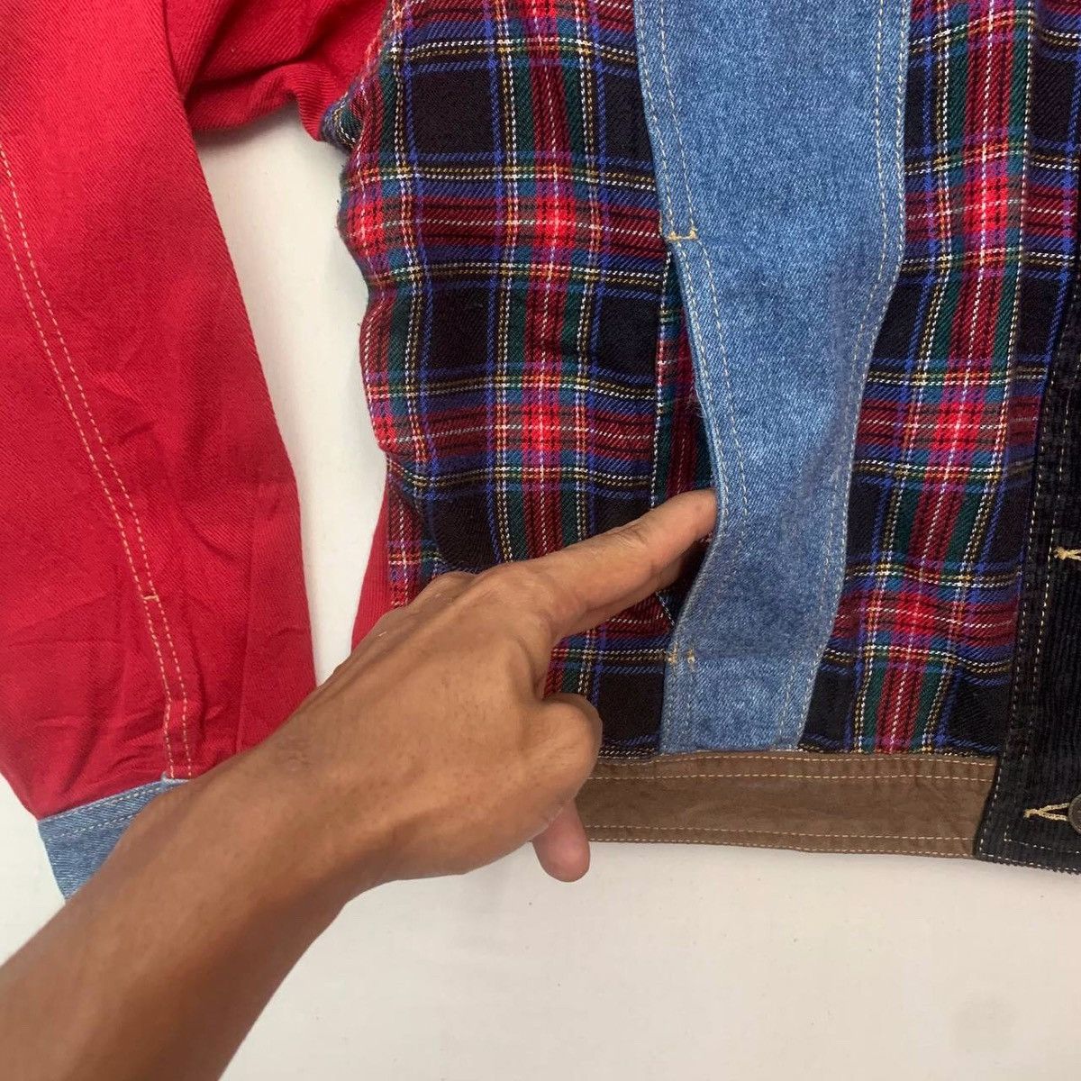 Japanese Brand BEST OFFER🔥Carole Patchwork Style Check Jacket Nice Design Size US M / EU 48-50 / 2 - 3 Thumbnail