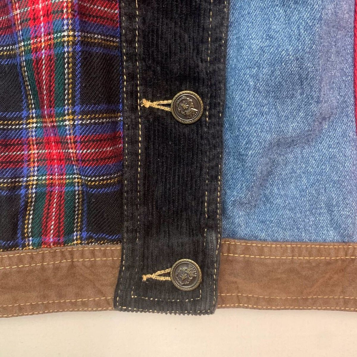 Japanese Brand BEST OFFER🔥Carole Patchwork Style Check Jacket Nice Design Size US M / EU 48-50 / 2 - 6 Thumbnail