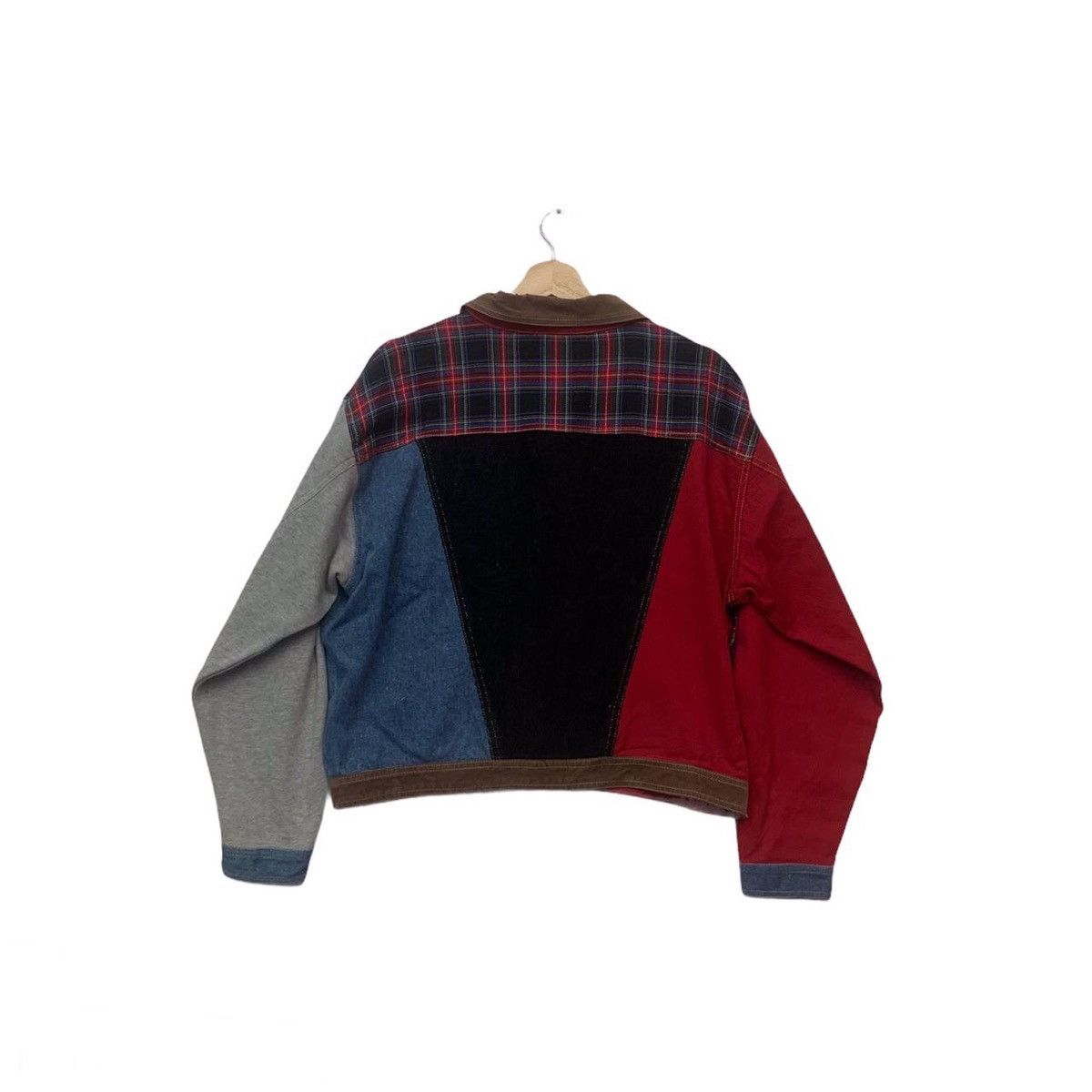 Japanese Brand BEST OFFER🔥Carole Patchwork Style Check Jacket Nice Design Size US M / EU 48-50 / 2 - 2 Thumbnail