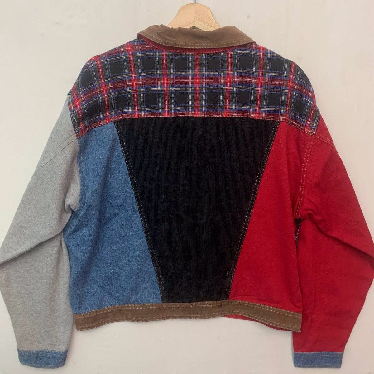 Japanese Brand BEST OFFER🔥Carole Patchwork Style Check Jacket Nice Design Size US M / EU 48-50 / 2 - 7 Thumbnail