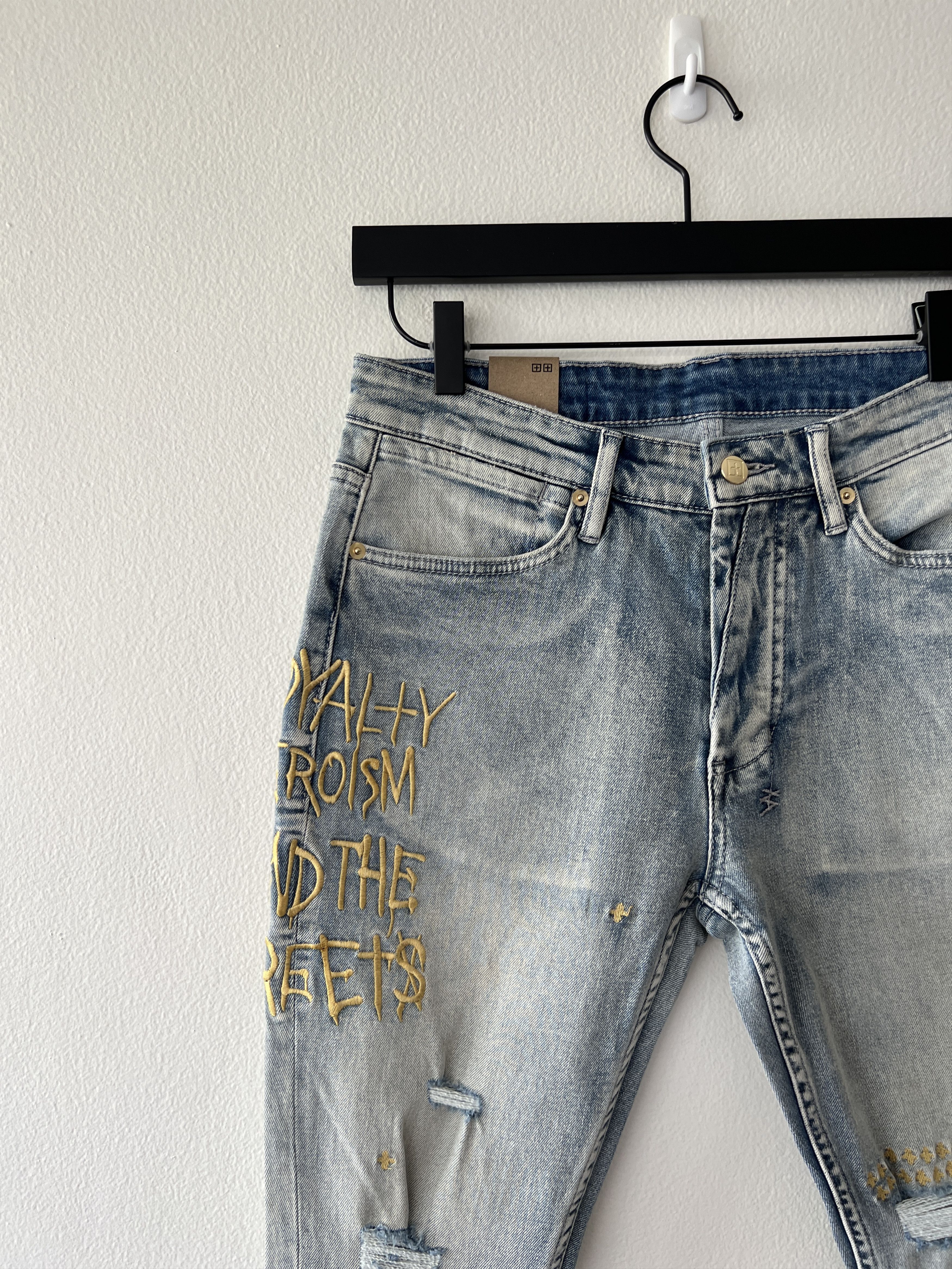 Ksubi jean 32 medium Van Winkle 23 edition mid blue gold tag Size US 32 / EU 48 - 4 Thumbnail