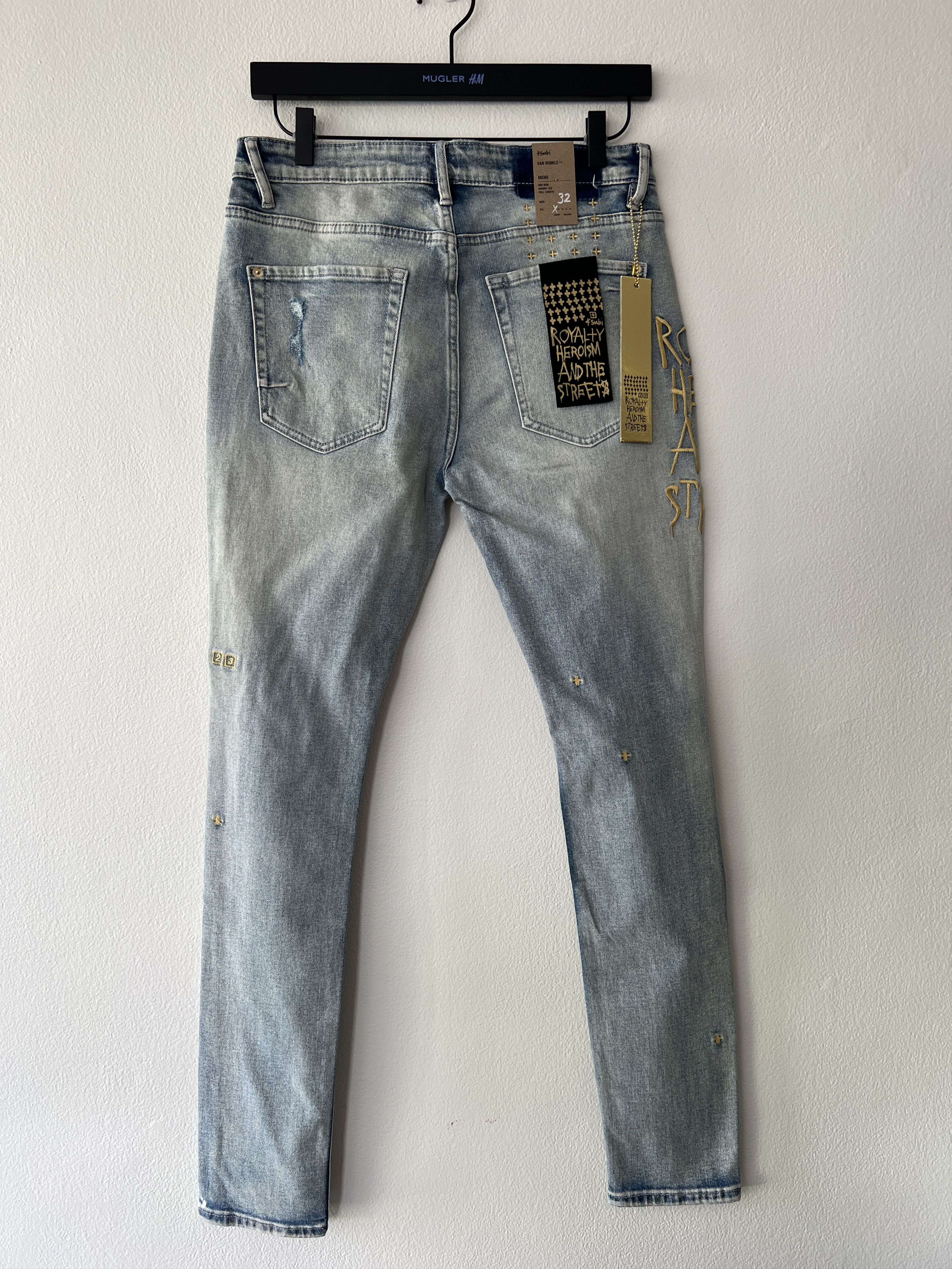 Ksubi jean 32 medium Van Winkle 23 edition mid blue gold tag Size US 32 / EU 48 - 5 Thumbnail