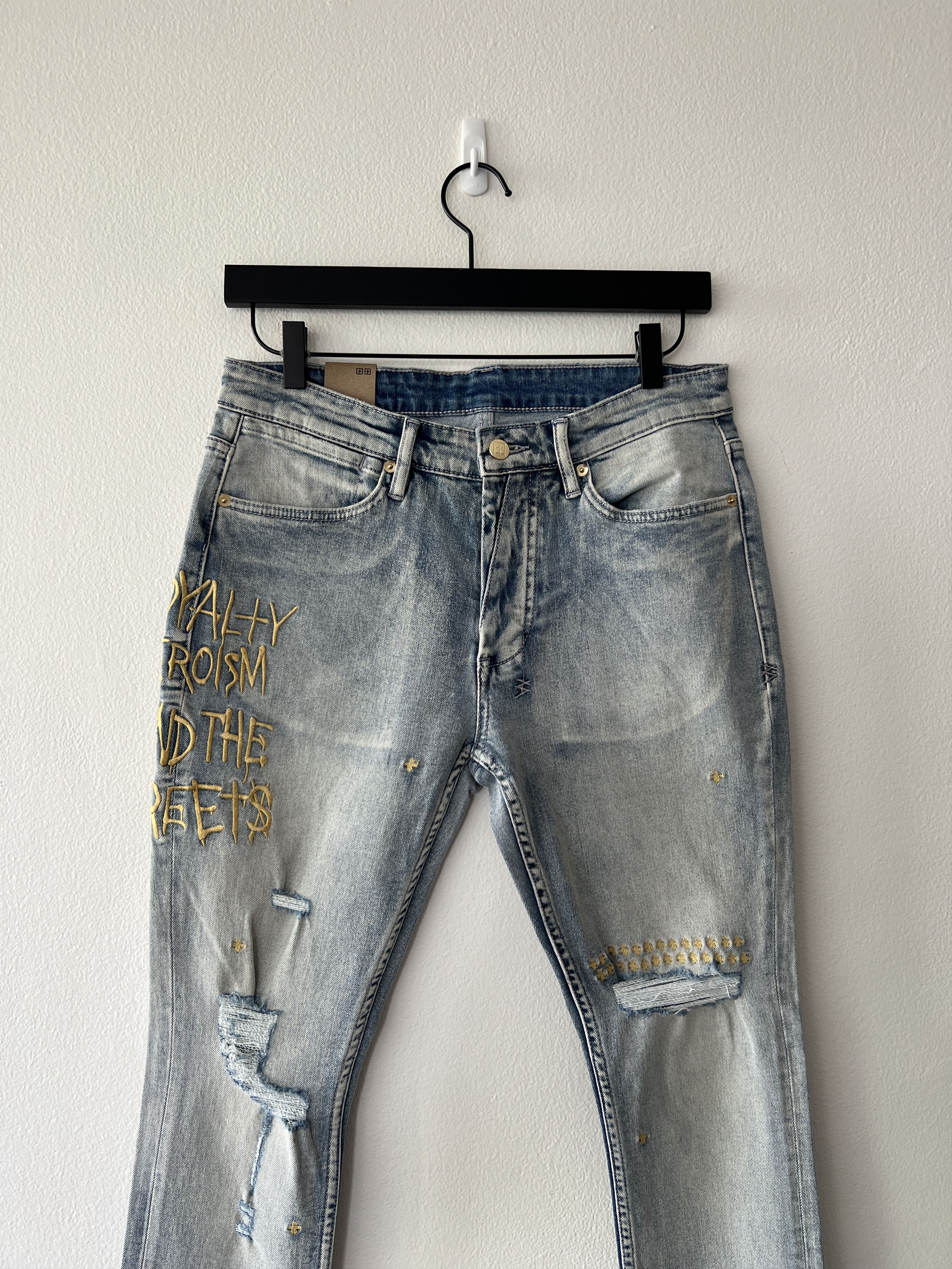 Ksubi jean 32 medium Van Winkle 23 edition mid blue gold tag Size US 32 / EU 48 - 2 Thumbnail