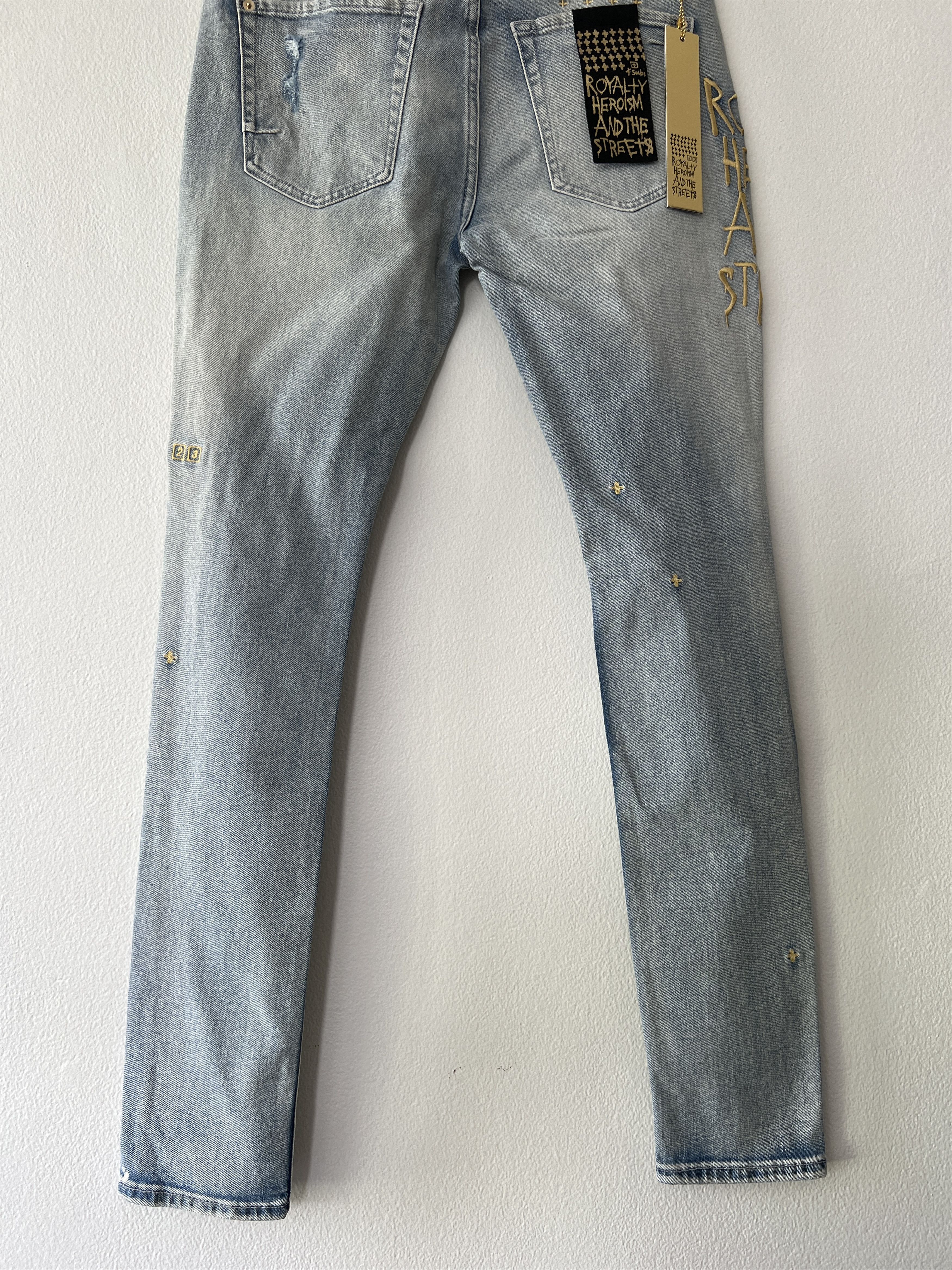 Ksubi jean 32 medium Van Winkle 23 edition mid blue gold tag Size US 32 / EU 48 - 7 Thumbnail