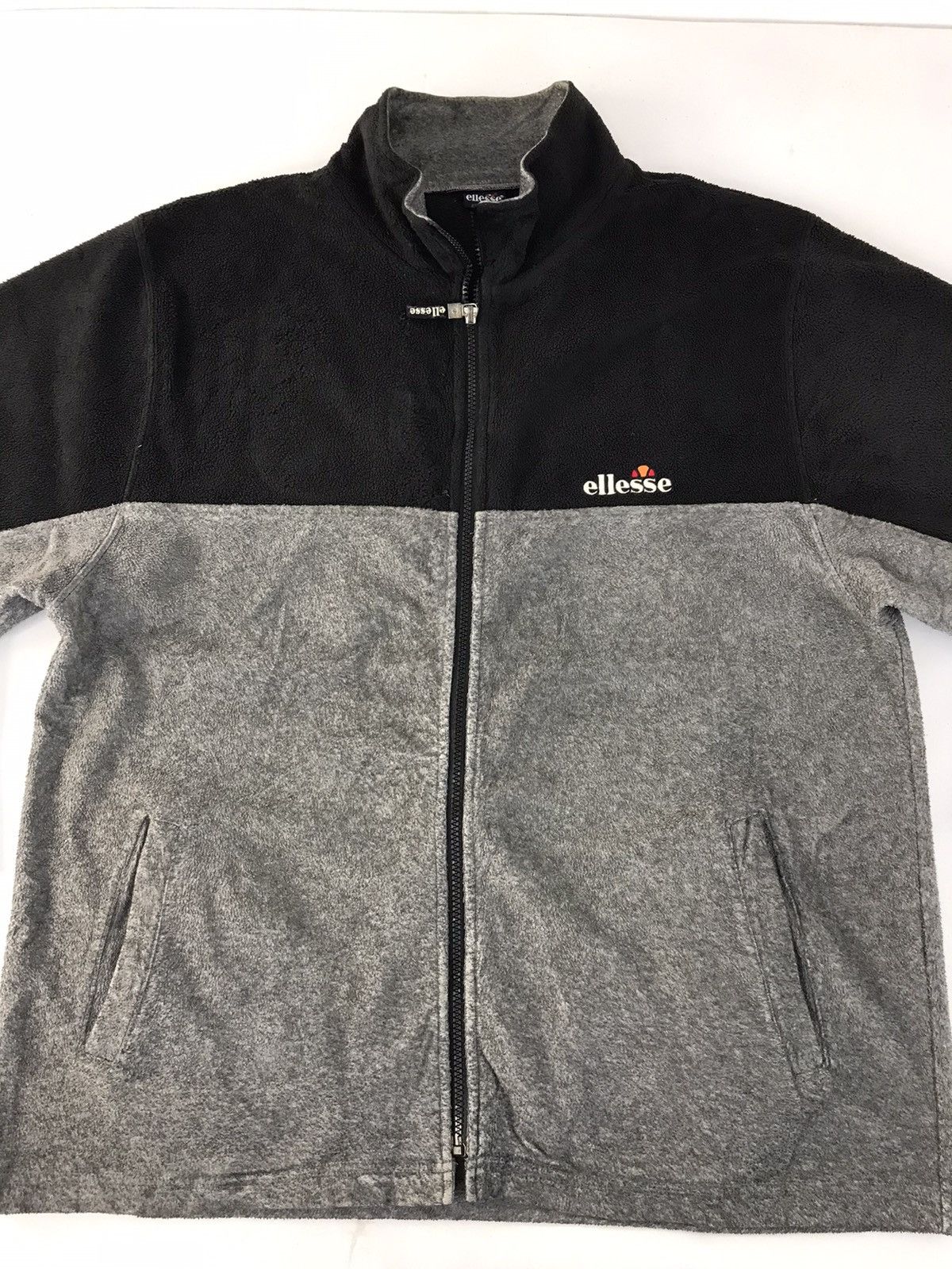 Ellesse Ellesse Fleece Jacket Zipper Style Two Tone Design Size US L / EU 52-54 / 3 - 3 Thumbnail