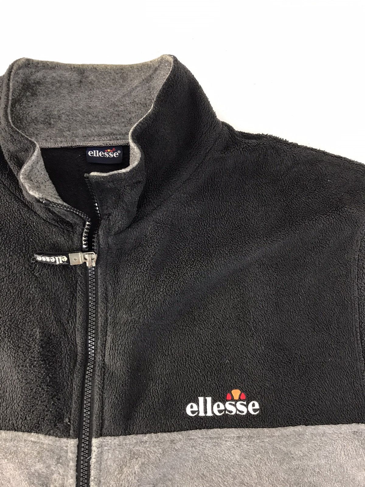 Ellesse Ellesse Fleece Jacket Zipper Style Two Tone Design Size US L / EU 52-54 / 3 - 4 Thumbnail